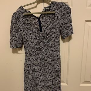 Reformation Sweetheart Neckline Floral Dress